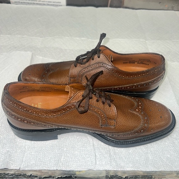 Brown Wingtip Oxfords by Kaufmann’s Size 9.5M - Picture 8 of 12